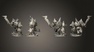 Military figurines Abyssal Golem 2 3d model