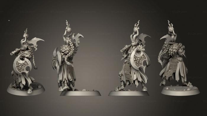 Military figurines (Abyssal Knights Malitia, STKW_2155) 3D models for cnc