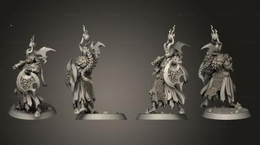 Military figurines Abyssal Knights Malitia 3d model