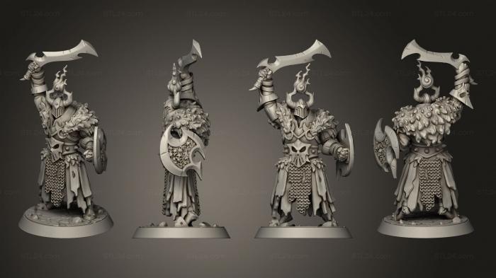 Military figurines (Abyssal Knights Malum 01, STKW_2156) 3D models for cnc