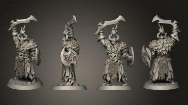 Military figurines Abyssal Knights Malum 01 3d model