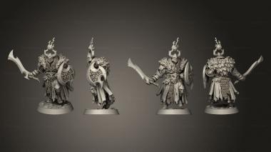 Military figurines Abyssal Knights Malum 02 3d model