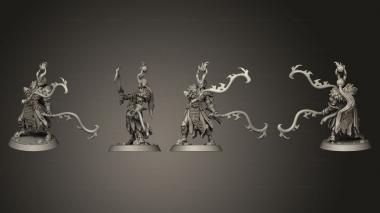 Military figurines Abyssal Knights Nequitia 3d model