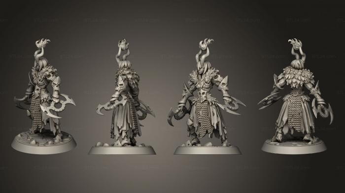 Military figurines (Abyssal Knights Vindico, STKW_2161) 3D models for cnc