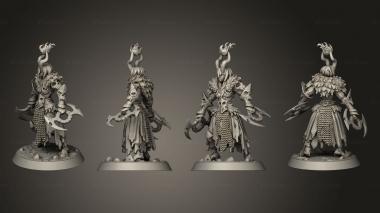 Military figurines Abyssal Knights Vindico 3d model