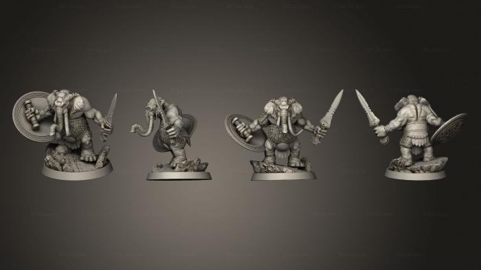 Military figurines (Achilles Broken, STKW_2162) 3D models for cnc