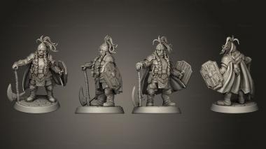 Military figurines Adamantine Commander 3d model