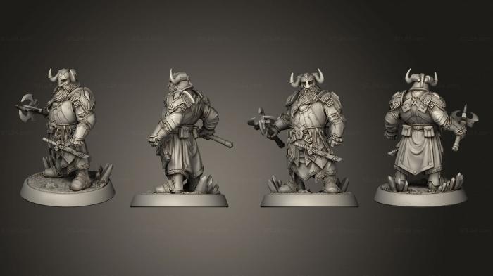 Military figurines (Adamantine Crusher, STKW_2164) 3D models for cnc
