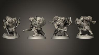 Military figurines Adamantine Knight 3d model
