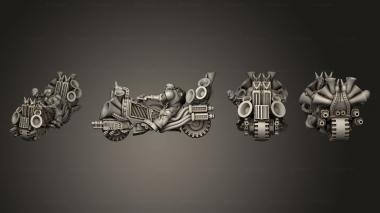 Military figurines additional pistol 006 3d model