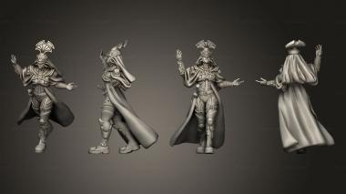 Military figurines Adeleka Religious Leader 3d model