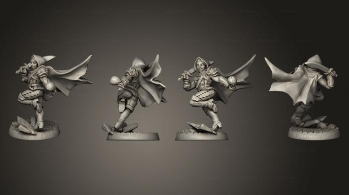 Military figurines (Adept Thief D cowler f 001, STKW_2173) 3D models for cnc