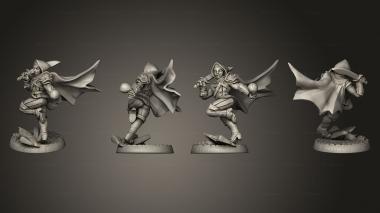 Military figurines Adept Thief D cowler f 001 3d model