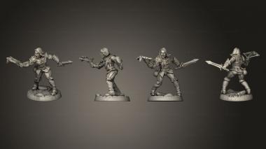 Military figurines Adept Thief F f 3d model