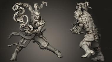 Military figurines Guild Lethaniel Trickster Carpet 3d model