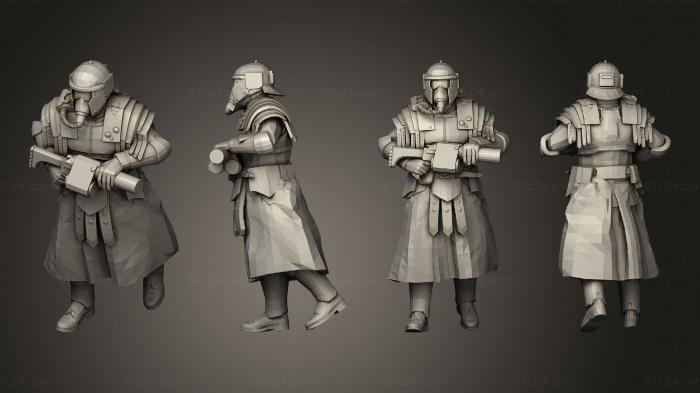 Military figurines (Advancing GL, STKW_2181) 3D models for cnc