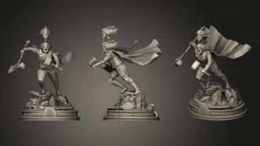 Military figurines Thor end game 3d model