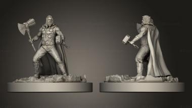 Military figurines thor 3d model