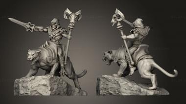 Military figurines Skulldor on Cat Roar 3d model