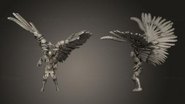 Military figurines Angel Warrior 3d model