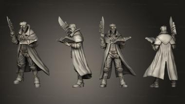 Military figurines Adventurer Isaac Book 3d model