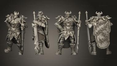 Military figurines Adventurer s Guild Adventurers Leader 3d model