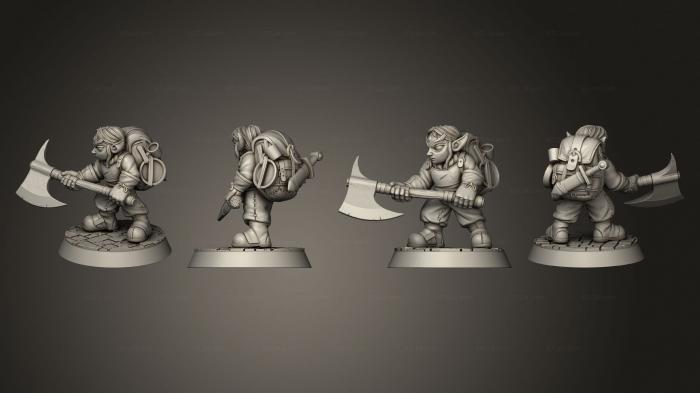 Military figurines (Adventurers Finny, STKW_2191) 3D models for cnc