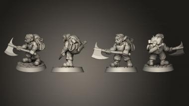 Military figurines Adventurers Finny 3d model