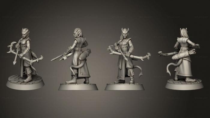 Military figurines (Adventurers Lady Xarcis Base, STKW_2192) 3D models for cnc