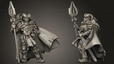 Military figurines Tiefling Hero TIEFLINGS Characters Urath boss 3d model