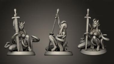 Military figurines Tiefling Summoning 3d model