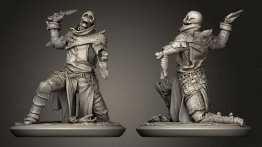 Military figurines Tiger Skull Cling Death II 3d model