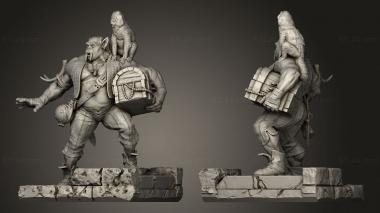 Military figurines Tiger Skull Greenblood II 3d model