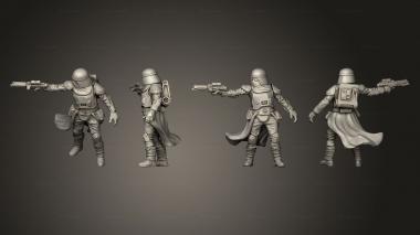 Military figurines AEATROOPER POSE 06 3d model