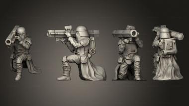 Military figurines AEATROOPER POSE 09 3d model