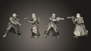 Military figurines AEATROOPER POSE a 02 3d model