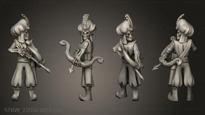 Military figurines (STKW_22036) 3D models for cnc