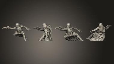Military figurines AEATROOPER POSE a 03 3d model