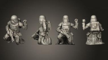 Military figurines AEATROOPER POSE a 04 3d model