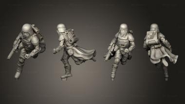Military figurines AEATROOPER POSE a 05 3d model