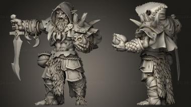 Military figurines Titans Bugbear 3d model