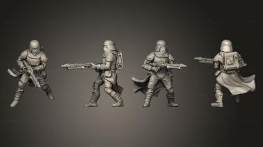 Military figurines AEATROOPER POSE a 07 3d model