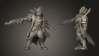 Military figurines Titans Fire Bound 3d model
