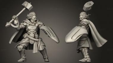 Military figurines Titans Human Warrior To Set 3d model