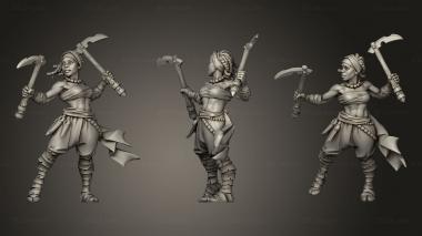 Military figurines Titans Monk 3d model