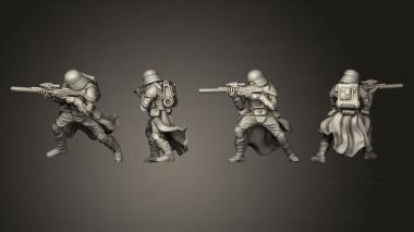 Military figurines AEATROOPER POSE a 11 3d model