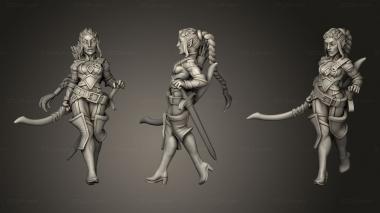 Military figurines Titans Pro To Elf Fighter 3d model