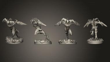 Military figurines Affliction 01 3d model