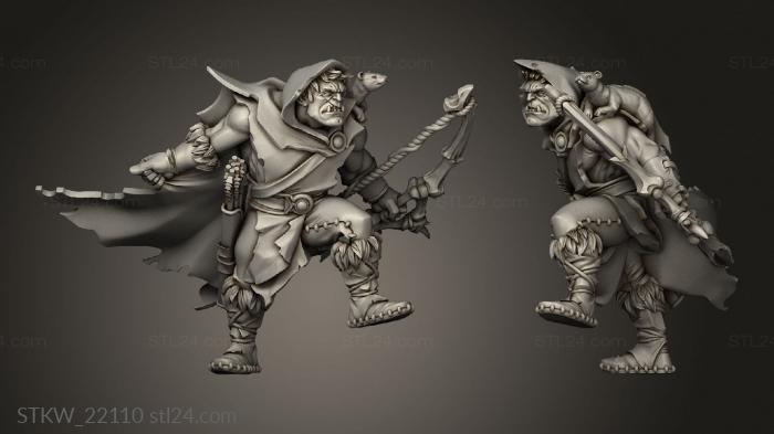 Military figurines (Titans Gevir Gillmor, STKW_22110) 3D models for cnc