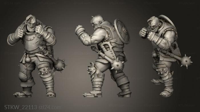 Military figurines (Titans Nurk the Stalwart, STKW_22113) 3D models for cnc